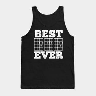 Best Dad Ever Guitar Chords Tank Top